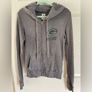 Victoria's Secret Pink - Gray Hoodie Green Bay Packers